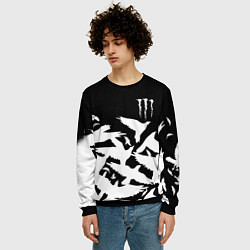 Свитшот мужской Monster energy crow, цвет: 3D-черный — фото 2