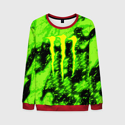 Мужской свитшот Monster energy кислотное лого