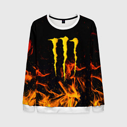 Мужской свитшот Monster energy orange fire