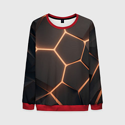 Мужской свитшот Серая текстура из сот