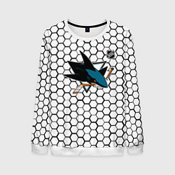 Мужской свитшот Сан Хосе Шаркс - белые плиты