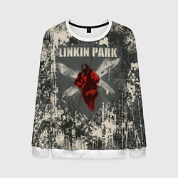 Свитшот мужской Linkin Park - Hybrid Theory, цвет: 3D-белый