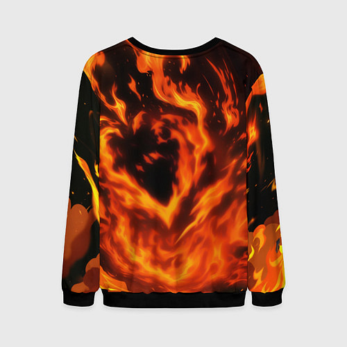 Мужской свитшот Пламенная бригада пожарных - Артур Бойл / 3D-Черный – фото 2