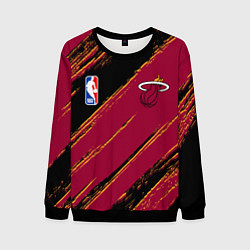 Мужской свитшот Майами Хит - цвета команды