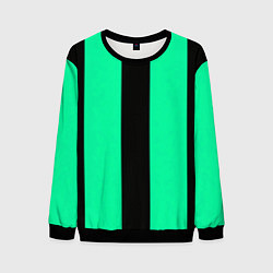 Мужской свитшот Color turquoise black line
