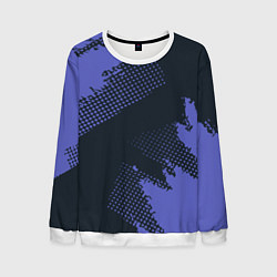 Мужской свитшот Абстрактная текстура в синем