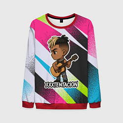 Свитшот мужской XXXTentacion в мультяшном стиле, цвет: 3D-красный