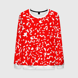 Мужской свитшот Красный яркий камуфляж