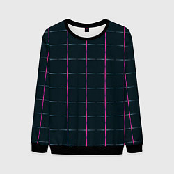 Свитшот мужской Color black stripes, цвет: 3D-черный