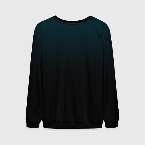 Мужской свитшот Морская глубина в чёрном / 3D-Черный – фото 2