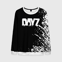 Свитшот мужской Dayz брызги красок, цвет: 3D-белый