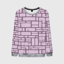 Свитшот мужской Кирпичная кладка, цвет: 3D-меланж