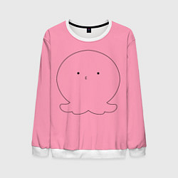 Свитшот мужской Такопи и его Первородный грех, цвет: 3D-белый