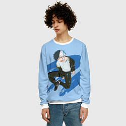 Свитшот мужской Харука Сакура - Ветролом, цвет: 3D-белый — фото 2