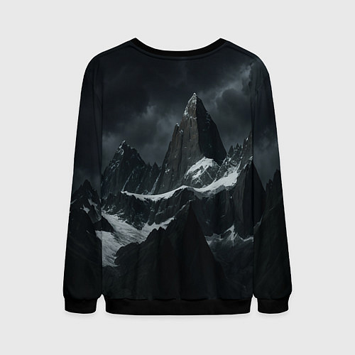 Мужской свитшот Саня за своих горой / 3D-Черный – фото 2