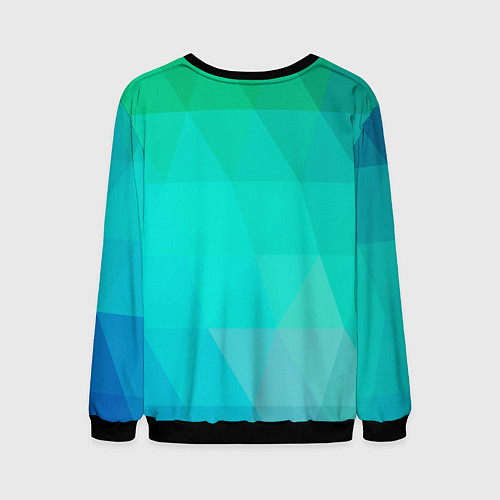 Мужской свитшот Саня как танк прет на пролом / 3D-Черный – фото 2