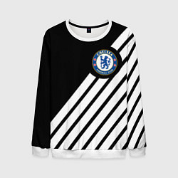 Свитшот мужской Chelsea geometry sport, цвет: 3D-белый