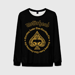 Свитшот мужской Motorhead золото, цвет: 3D-черный