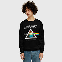 Свитшот мужской Pink Floyd сердце, цвет: 3D-черный — фото 2