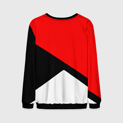 Мужской свитшот Arsenal geometry sport / 3D-Черный – фото 2