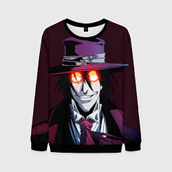 Свитшот мужской Hellsing - Алукард, цвет: 3D-черный