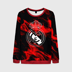 Мужской свитшот Real Madrid красный огонь