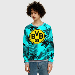 Свитшот мужской Borussia неоновые тропики гта, цвет: 3D-меланж — фото 2