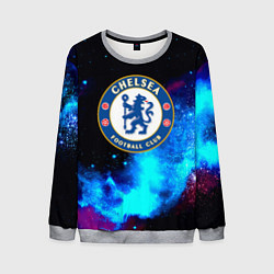 Свитшот мужской Челси неоновый космос, цвет: 3D-меланж