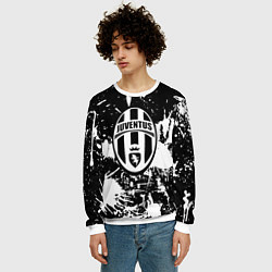 Свитшот мужской Ювентус краски всплеск, цвет: 3D-белый — фото 2