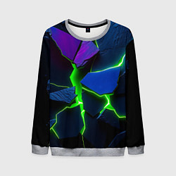 Свитшот мужской Neon tile, цвет: 3D-меланж