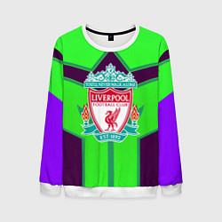 Мужской свитшот Liverpool геометрия текстура спорт