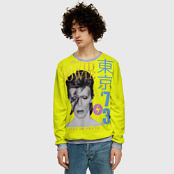 Свитшот мужской David Bowie 1973, цвет: 3D-меланж — фото 2