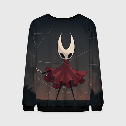 Мужской свитшот Hollow Knight - Silksong / 3D-Черный – фото 2