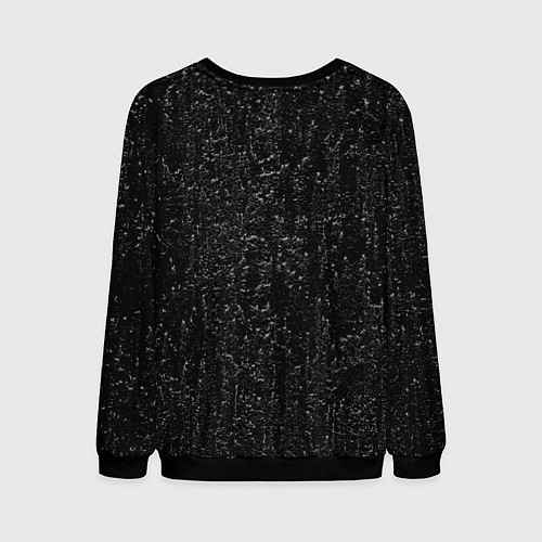 Мужской свитшот Волки и вороны Одина и древо мира / 3D-Черный – фото 2