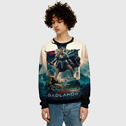 Свитшот мужской Персонажи из Хищник планета смерти, цвет: 3D-черный — фото 2