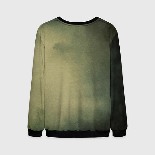 Мужской свитшот Эльф в режиме энергосбережения / 3D-Черный – фото 2