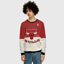 Свитшот мужской NBA Bulls Vintage, цвет: 3D-черный — фото 2