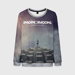 Свитшот мужской Imagine Dragons: Night Visions, цвет: 3D-меланж