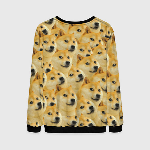 Мужской свитшот Doge / 3D-Черный – фото 2