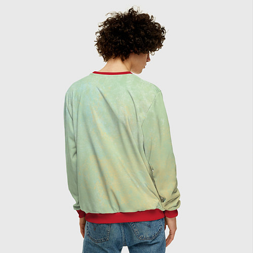 Мужской свитшот GTA 5: Franklin Clinton / 3D-Красный – фото 4