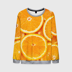 Свитшот мужской Апельсин, цвет: 3D-меланж