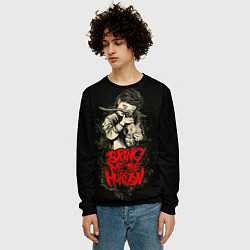 Свитшот мужской Bring Me The Horizon, цвет: 3D-черный — фото 2