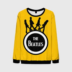 Свитшот мужской The Beatles: Yellow Vinyl, цвет: 3D-черный