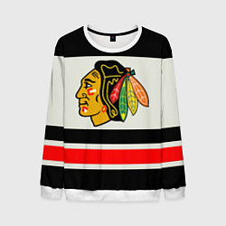 Свитшот мужской Chicago Blackhawks, цвет: 3D-белый