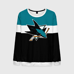 Свитшот мужской San Jose Sharks, цвет: 3D-белый