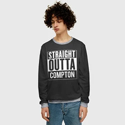 Свитшот мужской Straight Outta Compton, цвет: 3D-меланж — фото 2