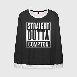 Свитшот мужской Straight Outta Compton, цвет: 3D-белый