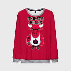 Свитшот мужской Chicago bulls, цвет: 3D-меланж