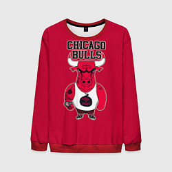 Свитшот мужской Chicago bulls, цвет: 3D-красный