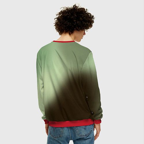 Мужской свитшот Elvis Young / 3D-Красный – фото 4